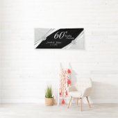 60th/75thダイヤモンドグリッター記念日 横断幕 (インサイチュ)