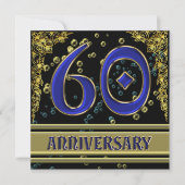 60th Anniversary Black and Gold Celebration 招待状 (正面)