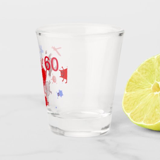 60th anniversary glass ショットグラス (右)