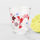 60th anniversary glass ショットグラス (正面)