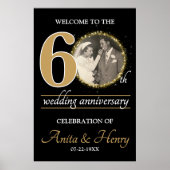 60th Anniversary Welcomeの看板または任意の0周年 ポスター (正面)