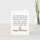 60th birthday カード (正面)