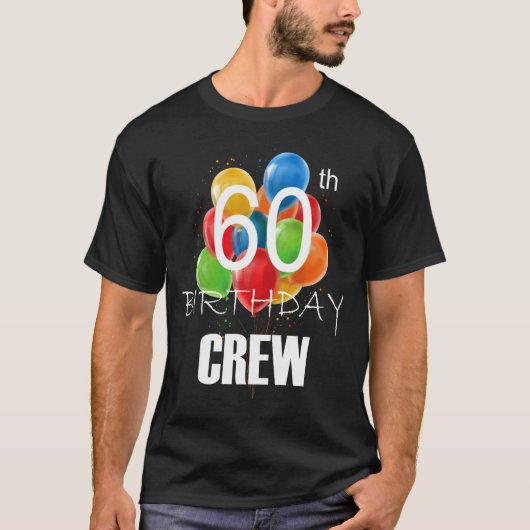 60th Birthday Crew 60 Party Crew Group Women  Tシャツ (正面)