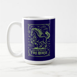 60th Birthday Fire Horse Chinese Zodiac 2026 Lunar コーヒーマグカップ