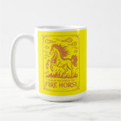 60th Birthday Fire Horse Chinese Zodiac 2026 Lunar コーヒーマグカップ (左)