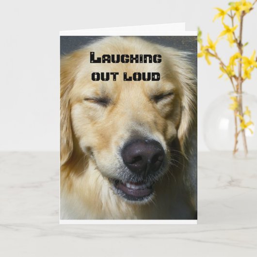 **60th BIRTHDAY** LAUGHING OUT LOUD! Card カード (黄色い花)