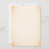 60th Birthday Newspaper 1 Photo 招待状 (裏面)