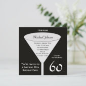 60th Birthday Partyへの招待 招待状 (スタンド正面)