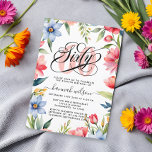 60th Birthday Party水彩フローラ写真 招待状<br><div class="desc">タイポグラフィ60エレガント番目の誕生日フローラ招待状は、の特別な祝マイルストーンに最適である。水の色の春の花鮮やかを特徴とし縁どて、自然とエレガンスのtouchを加えた美しいデザインの招待状。トレンディー手書きの台本「60番」はっきりしたと60番はスタイリッシュ、フォントのパーティー詳細と祝い人の名前とともに、正面に焦点を作エレガントる。この招待はパーソナライズされた後ろの誕生日の女性の写真でさらに楽しむことができ、本当に思い出に残る記念ユニーク品となる。60歳の誕生日パーティーに最適な、このカスタマイズ可能な招待モダンは、タイポグラフィとクラシックフローラ要素を組み合わせて、楽しいお祝いのトーンを設定する。</div>