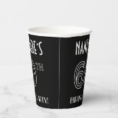 60th Birthday Party:アールデコスタイル+名前をカスタムする 紙コップ (右)