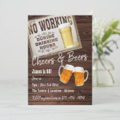 60th Birthday Party Invitation応援to BEERS 招待状 (スタンド正面)