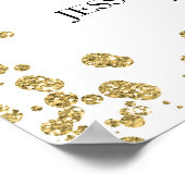 60th Birthday Party Welcome Sign ポスター (角)