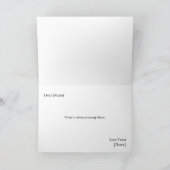 60th Birthday Photo Card サンキューカード (内部)