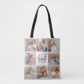 60th Birthday Photo Collage Grandma Mother Gifts トートバッグ (正面)