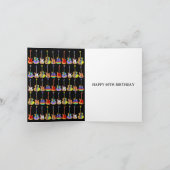 60th birthday Rock and Roll Guitar add Name カード (内部)