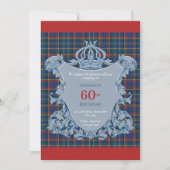 60th Birthday Scotsman & his Castle 招待状 (正面)