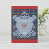 60th Birthday Scotsman & his Castle 招待状 (スタンド正面)