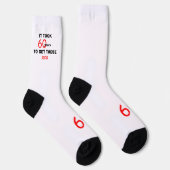 60th Birthday Socks Men Funny ソックス (右)