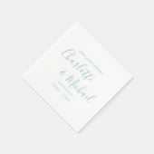 60th Diamondの結婚アニバーサリーエレガントスクリプト スタンダードカクテルナプキン (角)