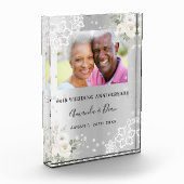 60th diamondの結婚アニバーサリーフォト フォトブロック (左)