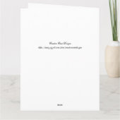 60th Diamond 結婚's Anniversary 8.5 x 11 カード (裏面)