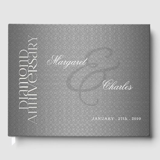 60th Diamond 結婚's Anniversary Photoパーティー ゲストブック (正面)