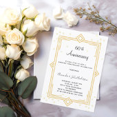60th diamond Gatsby wedding anniversary 招待状