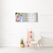 60th diamond's anniversary結婚 photosカスタム. 横断幕 (インサイチュ)