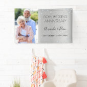 60th diamond's anniversary結婚 photosカスタム. 横断幕 (インサイチュ)