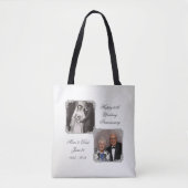 60th Diamond's Anniversary 結婚 Photo Tote Bag トートバッグ (正面)