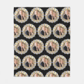 60th Diamond's Anniversary PHOTO 結婚 Personalize フリースブランケット (正面)