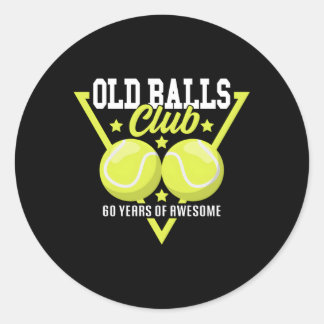 60Th I Old Balls Club I Tennis ラウンドシール