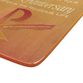 60th Jubileeアニバーサリーヌンパックスクロスオレンジ カッティングボード (角)