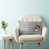 60th PHOTO's Anniversary 結婚 Diamond Jubilee ランバークッション (椅子)