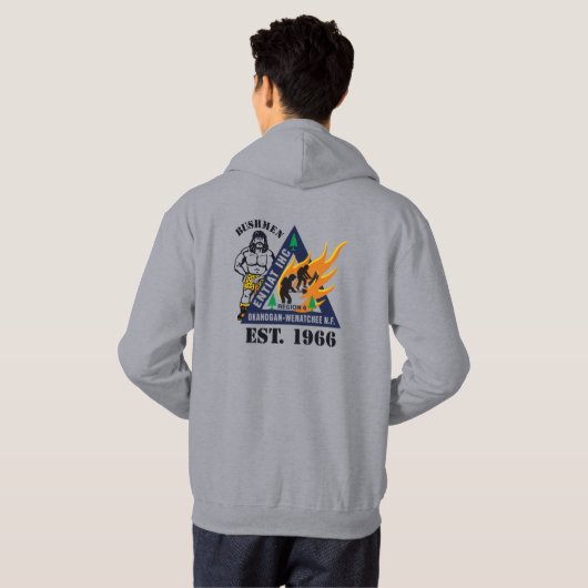 60th Reunion Hoody Grey パーカ (裏面フル)