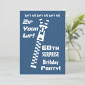 60th SUPPLYSE誕生日ブルースターズZip Your Lip 招待状 (スタンド正面)