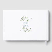 60th Wedding Anniversary Floral Greenery ゲストブック (裏面)