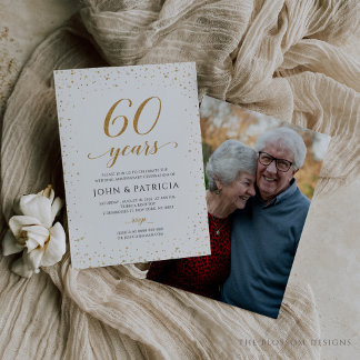 60th Wedding Anniversary Invitation - GAC24e 招待状