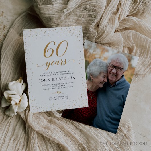 60th Wedding Anniversary Invitation - GAC24e 招待状