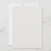 60th wedding anniversary pearl gray greenery 招待状 (裏面)