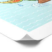 60X40 SoCal夕日 ポスター (角)