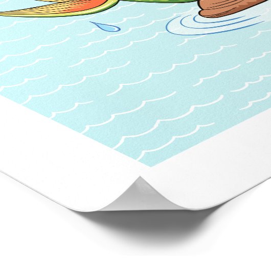 60X40 SoCal夕日 ポスター (角)