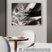 60x40"Terra’s Tender Whisper Abstract Brown Flower キャンバスプリント