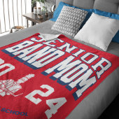 60x80スクールバンドシニア母スタジアム フリースブランケット