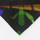 60x80フリースブランケットのキルトのモチーフ0700b フリースブランケット (角)