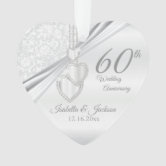 ⭐創立40周年記念結婚デザイン オーナメント | Zazzle.co.jp