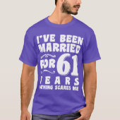 61年間の結婚生活を送る祖父母も素敵 Tシャツ (正面)