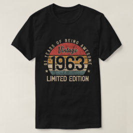 61歳の誕生日プレゼント 1963年限定版 Tシャツ