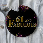 61歳の誕生日 缶バッジ (インサイチュ)