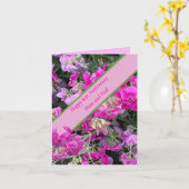 61結婚周年記念 カード (黄色い花)